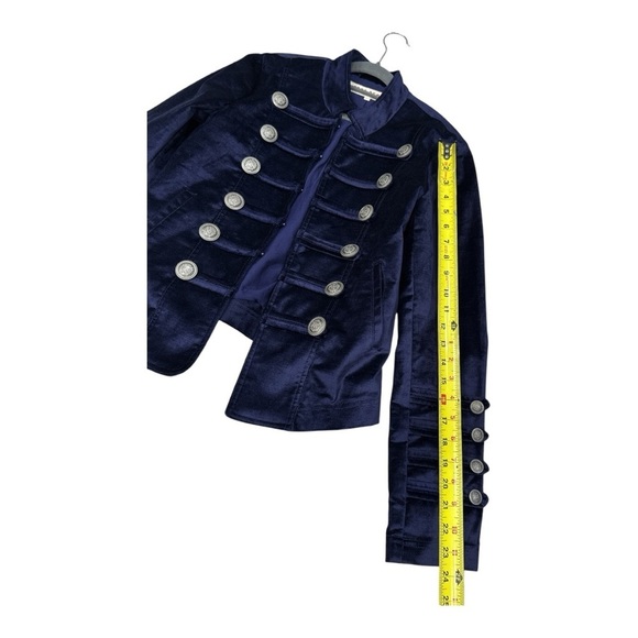 Free People Navy Blazer with Silver Buttons - Picture 8 of 11